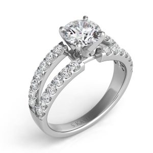 White Gold Engagement Ring