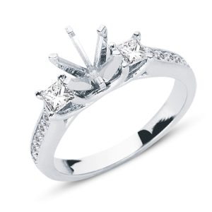 White Gold Engagement Ring