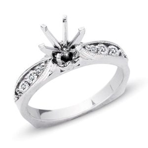 White Gold Engagement Ring