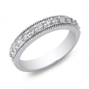 White Gold Matching Band