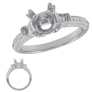 White Gold Engagement Ring