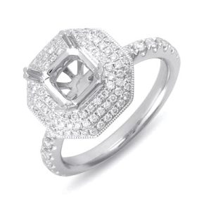 White Gold Engagement Ring