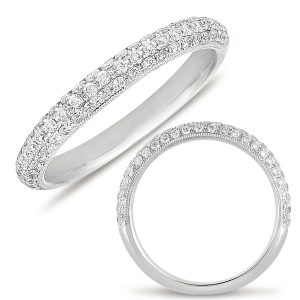 White Gold Wedding Band