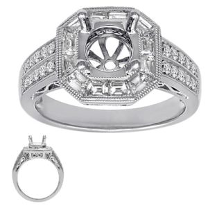 White Gold Engagement Ring