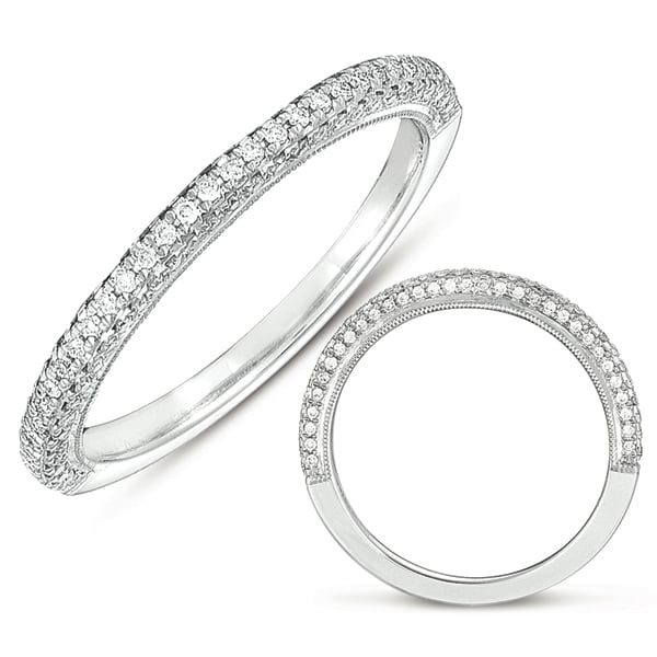 White Gold Wedding Band