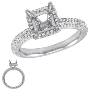 White Gold Engagement Ring