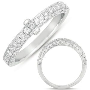 White Gold Matching Band