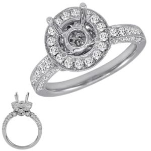 White Gold Engagement Ring