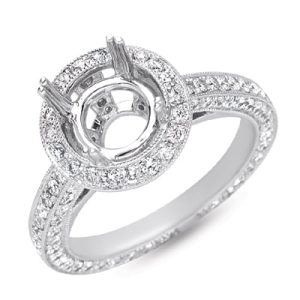 White Gold Engagement Ring