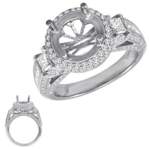 White Gold Engagement Ring