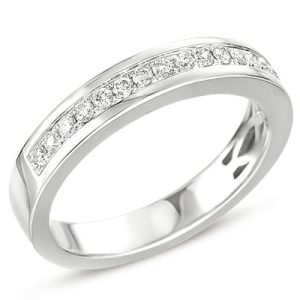 White Gold Matching Band