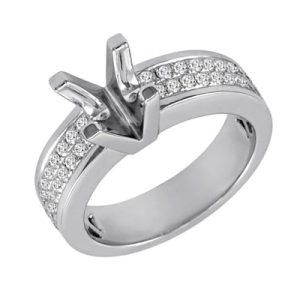 White Gold Engagement Ring
