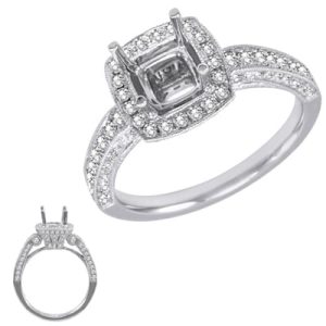 White Gold Engagement Ring
