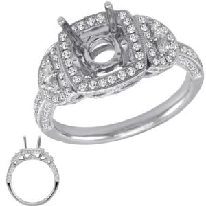 White Gold Engagement Ring