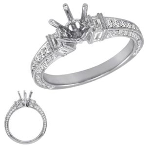 White Gold Engagement Ring