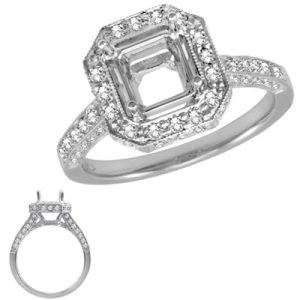 White Gold Engagement Ring