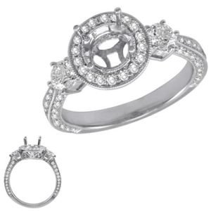 White Gold Engagement Ring