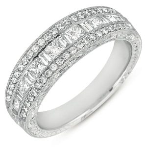 White Gold Matching Band