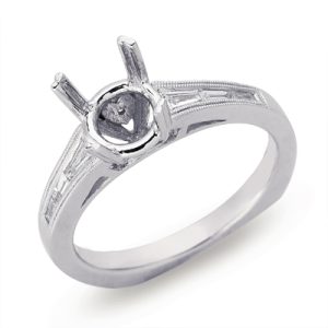 White Gold Engagement Ring