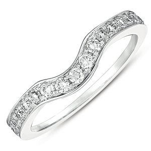 White Gold Matching Band