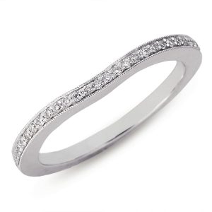 White Gold Matching Band