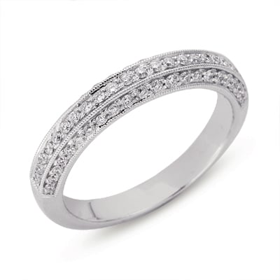 White Gold Matching Band