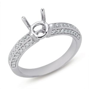 White Gold Engagement Ring