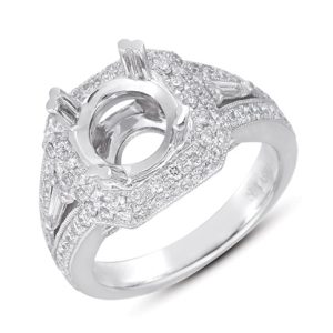 White Gold Engagement Ring