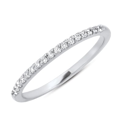 White Gold Diamond Band