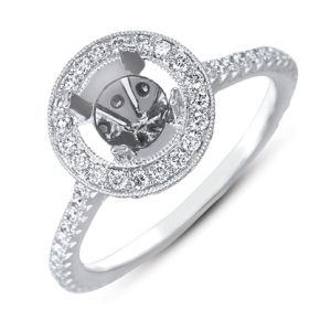 White Gold Engagement Ring