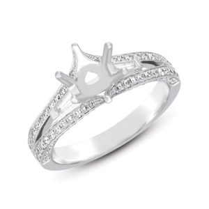 White Gold Engagement Ring