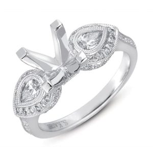 White Gold Engagement Ring