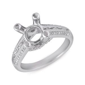 White Gold Engagement Ring