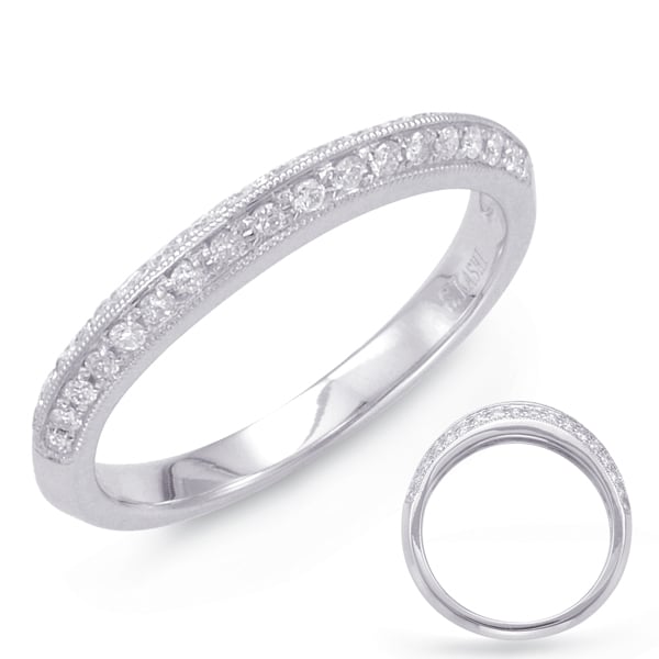 White Gold Matching Band
