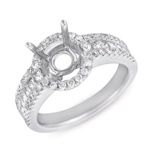 White Gold Engagement Ring