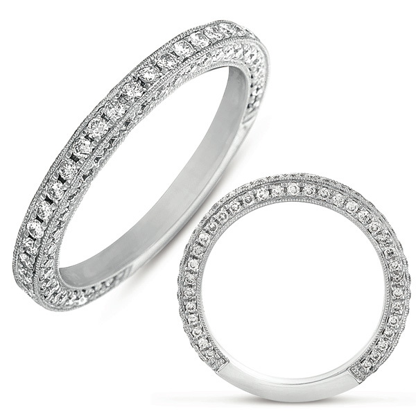 White Gold Wedding Band