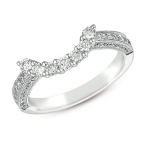 White Gold Matching Band