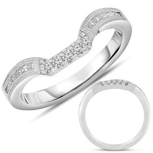 White Gold Matching Band