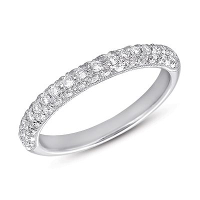 White Gold Matching Band
