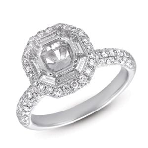 White Gold Engagement Ring