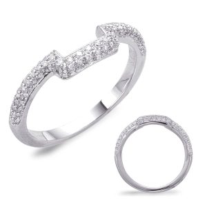 White Gold Pave Matching Band