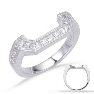 White Gold Matching Band