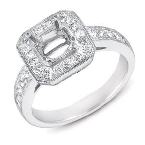 White Gold Engagement Ring