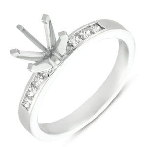 White Gold Engagement Ring