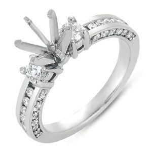 White Gold Engagement Ring