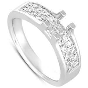 White Gold Engagement Ring