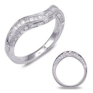 White Gold Matching Band