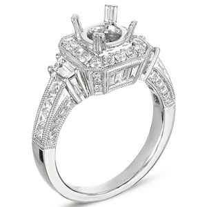 White Gold Engagement Ring