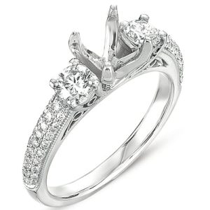 White Gold Engagement Ring