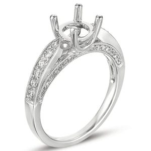 White Gold Engagement Ring